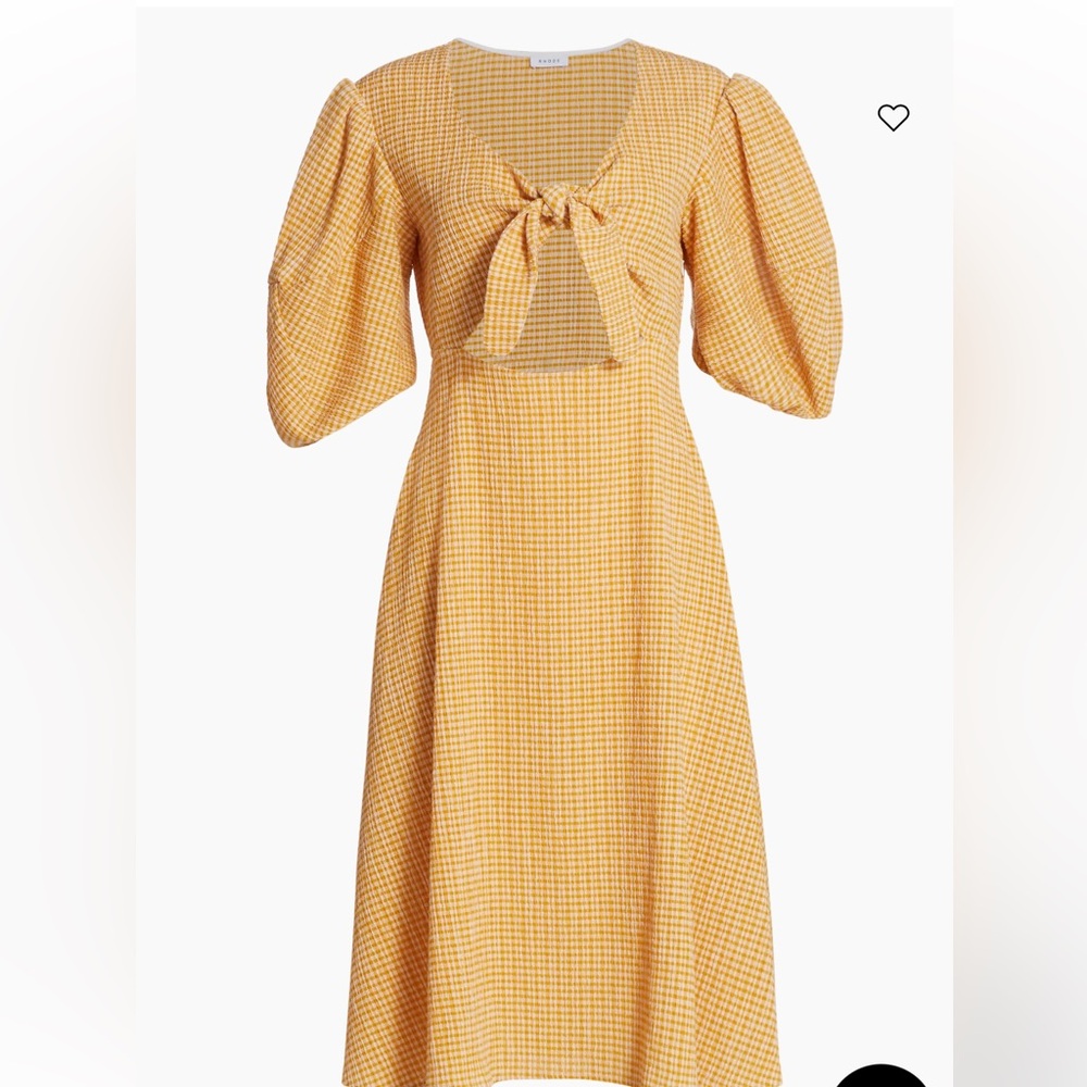 BNWT RHODE Ginny dress sunflower 🌻 sz 6